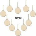 thumbnail image 5 of 50 Pcs Round Wood Slices DIY Crafts Unfinished Wooden Christmas Ornaments;50 Pcs Round Wood Slices DIY Crafts Unfinished Christmas Ornaments, 5 of 7