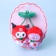 thumbnail image 4 of Sanrio Hello Kitty Kuromi My Melody Cherry Plushie broche, llavero suave, colgante, cuerda de pelo de felpa, dibujos animados, animales lindos, muñeca, regalos, 4 of 4