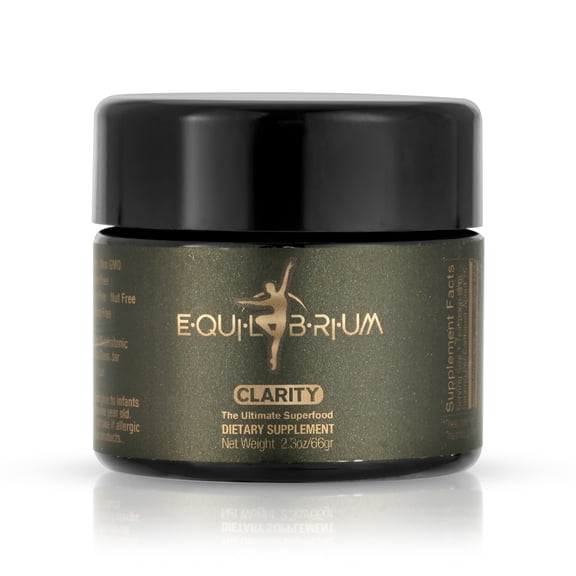 HoneyColony Equilibrium Clarity Superfood | Organic Blend of Superfoods and Herbs for Mental Clarity and Focus - 2.3Oz