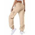 thumbnail image 3 of Bovemsi Cargo Pants Women Elastic High Waist Multiple Pockets Jogger Y2K Pant Work Pants, 3 of 9