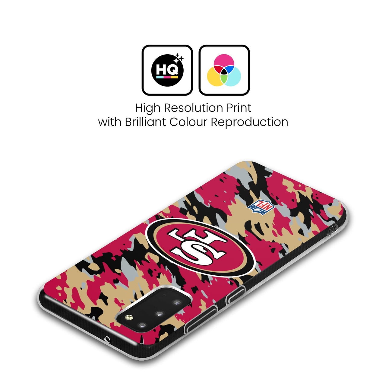 Head Case Designs NFL San Francisco 49Ers Logo Camou Soft Gel Case for Samsung Galaxy S25 Ultra