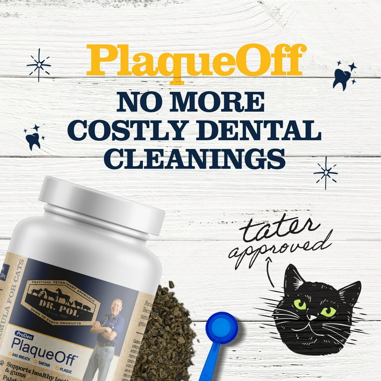 Plaqueoff top for cats