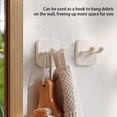 thumbnail image 4 of Colgador de Pared Autoadhesivo Gancho de Almacenamiento Dormitorio Baño Organizador Utensilios de Cocina Yuarrent, 4 of 6