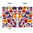 thumbnail image 5 of FORMRS Acrylic Clipboard with Low Profile Clip Standard A4 Letter Size, 12.5" x 9", Colorful Flowers Pattern, 5 of 8