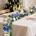 thumbnail image 2 of Lumiparty 6ft Christmas Garland with 20 LED Lights, Prelit Xmas Garland for Mantle with Timer, 8 Lighting Modes, for Indooor Outdoor Fireplace Stairs Railing Decorations, 2 of 7