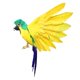 thumbnail image 2 of Simulación Estatuilla Aves falsas Animal Estatuilla sanía Estatua para Decoración del césped Decoración del , E Baoblaze Estatua de loro de simulación, 2 of 7