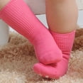 thumbnail image 1 of ITFABS Babies' Solid Color Anti Slip Cotton Socks Rubbers Warm Socks, 1 of 2