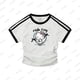thumbnail image 1 of MINISO Sanrio-camisetas de manga corta Kawaii para niños y adultos, Camiseta de algodón con estampado de dibujos animados de Anime, cuello redondo informal, 1 of 4