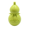 thumbnail image 2 of Dog Treat Dispensing Ball Toy, Double Spiky Slow Feeder, Interactive Teeth Cleaning Toy for Small Medium Dogs, Puzzle Chew Toy(4.92*2.36in,Yellow), 2 of 9