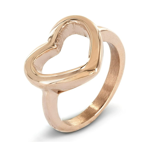 Coastal Jewelry Coastal Jewelry Rose Gold Plated Stainless Steel Open