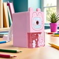 thumbnail image 3 of Coollooc Manual Pencil Sharpener Hand Pencil Sharpener Pencil Sharpener for Standard Pencils,Colored Pencils,and Makeup Pencils,for Classroom, Home, Office Use(Pink), 3 of 9