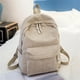 thumbnail image 4 of Mochila A Rayas Universidad Al Aire Libre Gran Capacidad Mochila Escolar Sólida Mujer Pana Moda Mochila De Viaje Estudiantes Adultos Monstrate AP006921-02, 4 of 5