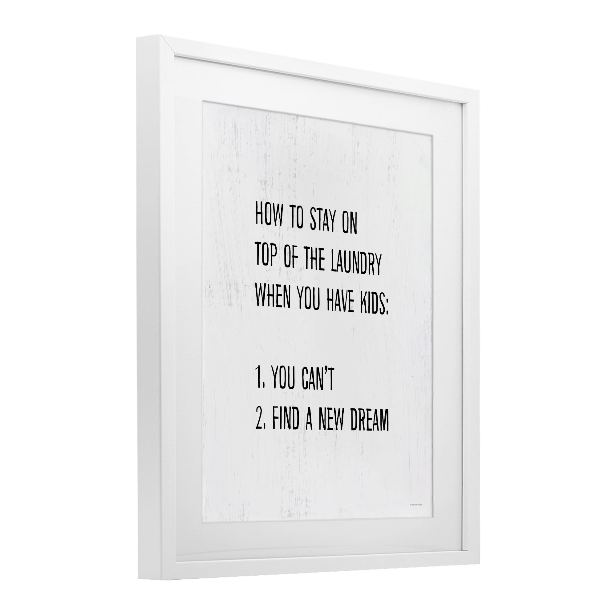 Stupell Industries Parent's Laundry Humor White Framed Print Under Glass, design by Lady Louise Designs