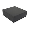 thumbnail image 2 of Caja de baraja de cartas con cierre magnético, de piel sintética, para colección. Negro Gris, 2 of 7