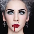 thumbnail image 4 of Halloween Beauty Essentials Cosmetics Faux Eyelashes - Shadowed Black False Lashes, 4 of 5