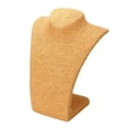 thumbnail image 4 of Simple Necklace Pendant Display Bust Mannequin Stand Holder Rack, Linen, Stable, 3 Sizes/6 Color Yellow M, 4 of 8