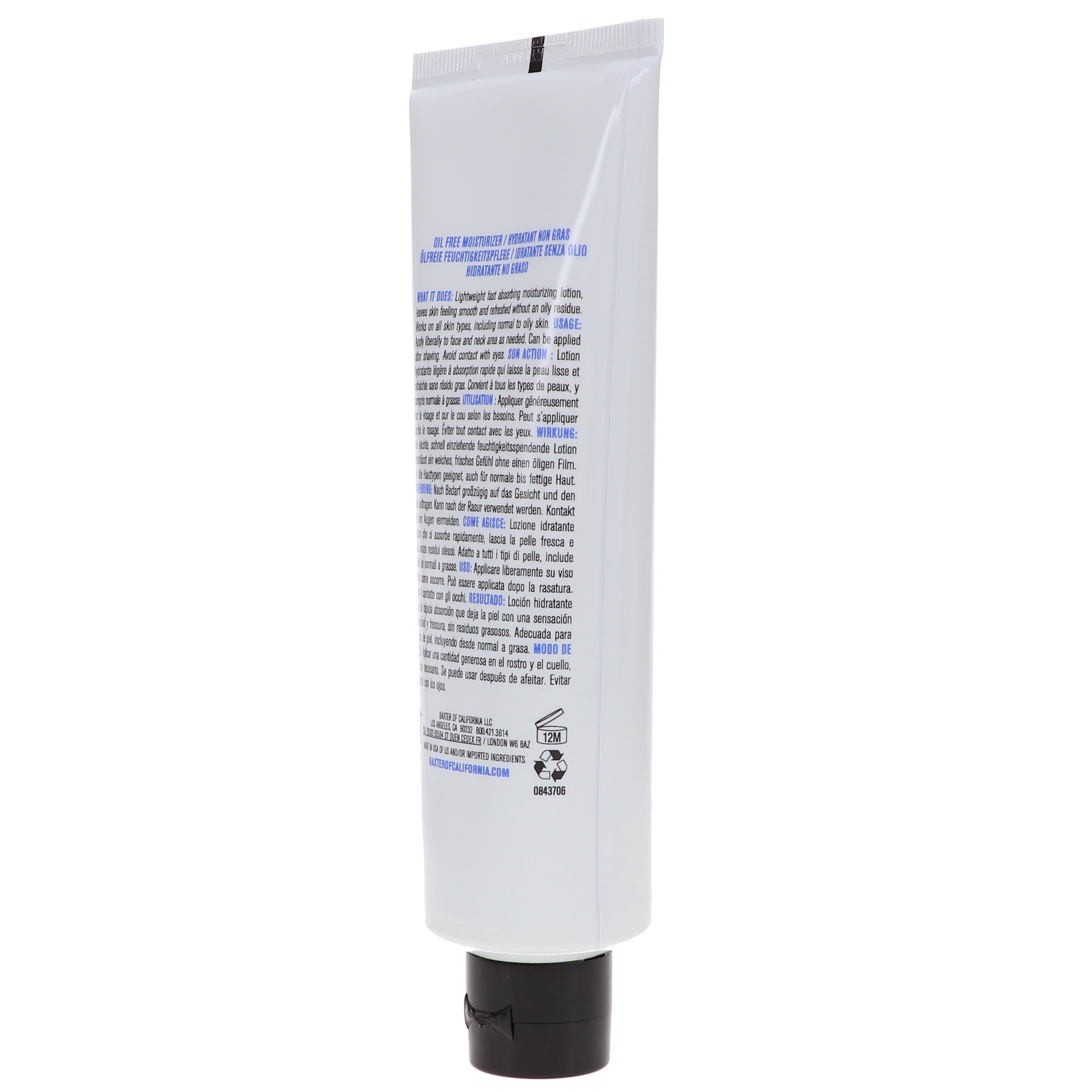 Baxter of California Oil Free Moisturizer 4 oz