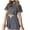 Gray, variant on ZZwxWA Womens Two Piece Set Crew Neck Tshirt Tops and Shorts Elastic Waist Solid Color Athletic Sports Suits Workout