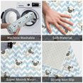 thumbnail image 4 of Non Slip Door Mat, Blue Striped Cute French Bulldog Fast Drying Bath Tub Mats, Absorbent Bathroom Rugs Entrance Welcome Mat, Bath MatS for Tub, Floor, Home, Kitchen, Hotel,16x24in, 4 of 6