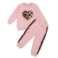 thumbnail image 2 of Herrnalise Body de manga corta para bebé niño, niño pequeño, niña, top de leopardo, pantalones, chándal, ropa informal, 2 of 8