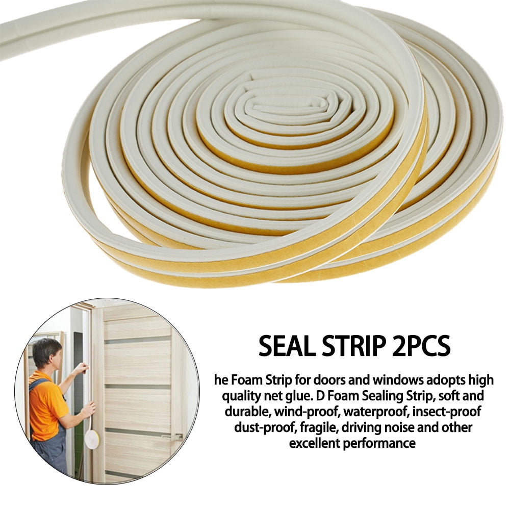 Buy Willstar 5M Weather Stripping Door Seal Strip Foam Insulating Strip