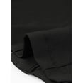thumbnail image 5 of DARING DIVA Women's Plus Blazer 3/4 Ruched Sleeve Open Front Jacket 3X Black, 5 of 6