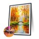thumbnail image 2 of 5D bricolaje completo taladro diamante pintura paisaje bordado mosaico artesanía Kits decoración FLhrweasw Nuevo, 2 of 8