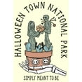 thumbnail image 2 of Men's The Nightmare Before Christmas Halloween Town National Park Graphic Tee Beige Medium, 2 of 4