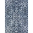 thumbnail image 5 of Couristan Monte Carlo Palmette Indoor/Outdoor Area Rug, 8'6" x 13', Navy-Ivory, 5 of 5