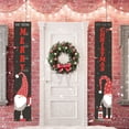 thumbnail image 2 of DPTALR Christmas Porch Signboard Party Decoration Curtain 31x180CM, 2 of 2