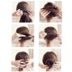 thumbnail image 3 of Kit de peinado para peluquería, pinzas para el cabello, almohadillas para peinar, esponja, moño, pinza para el cabello tipo dona, accesorio, herramienta, 3 of 7