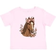 thumbnail image 3 of Inktastic Horse Girl Flowered Cute Girls Baby T-Shirt, 3 of 5