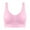 Pink_#10_#820a, variant on Fabrcox Women's Sports Bras Seamless Sports Bralettes with Removable Pads Comfortable Workout Fitness Yoga Full Coverage Bras Purple 46