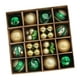 thumbnail image 5 of Adorno de bola navideña colgante, colección decorativa, regalos irrompibles Oro verde, 5 of 9