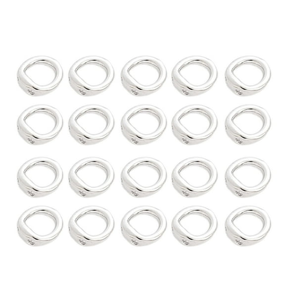 Sturdy Double Hole Connector Rings Jewelry Clasps Double Hole Connectors for Jewelry and Craft