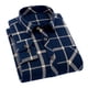 thumbnail image 1 of Top a cuadros para hombre camisa para hombre con cuello vuelto estampado informal para la escuela para hombre ANGGREK Otros, 1 of 5
