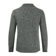 thumbnail image 4 of Gibobby Cárdigan hombre Cárdigan de algodón con botones para hombre, cuello en V, diseño básico, suéter de punto(Gris oscuro,M), 4 of 4