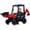 Red and blue, variant on 12V Electric Backhoe Loader Toy Car, Battery Powered Ride on Excavator & Wheel Loader Construction Vehicle Toys w/Remote Control, Moving Parts, Red