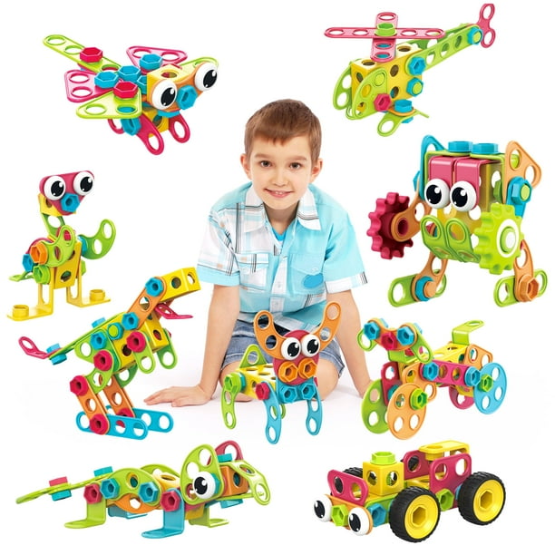 Kit de construcción con bloques PicassoTiles STEM, 250 unidades