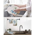 thumbnail image 5 of Seahorse Coastal Kitchen Dish Towels for Drying Dishes Set of 3, Summer Nautical Starfish Coral Beige Waffle Weave Microfiber Hand Tea Bathroom Towels Quick Dry & Absorbent Towel 12x12, 5 of 7