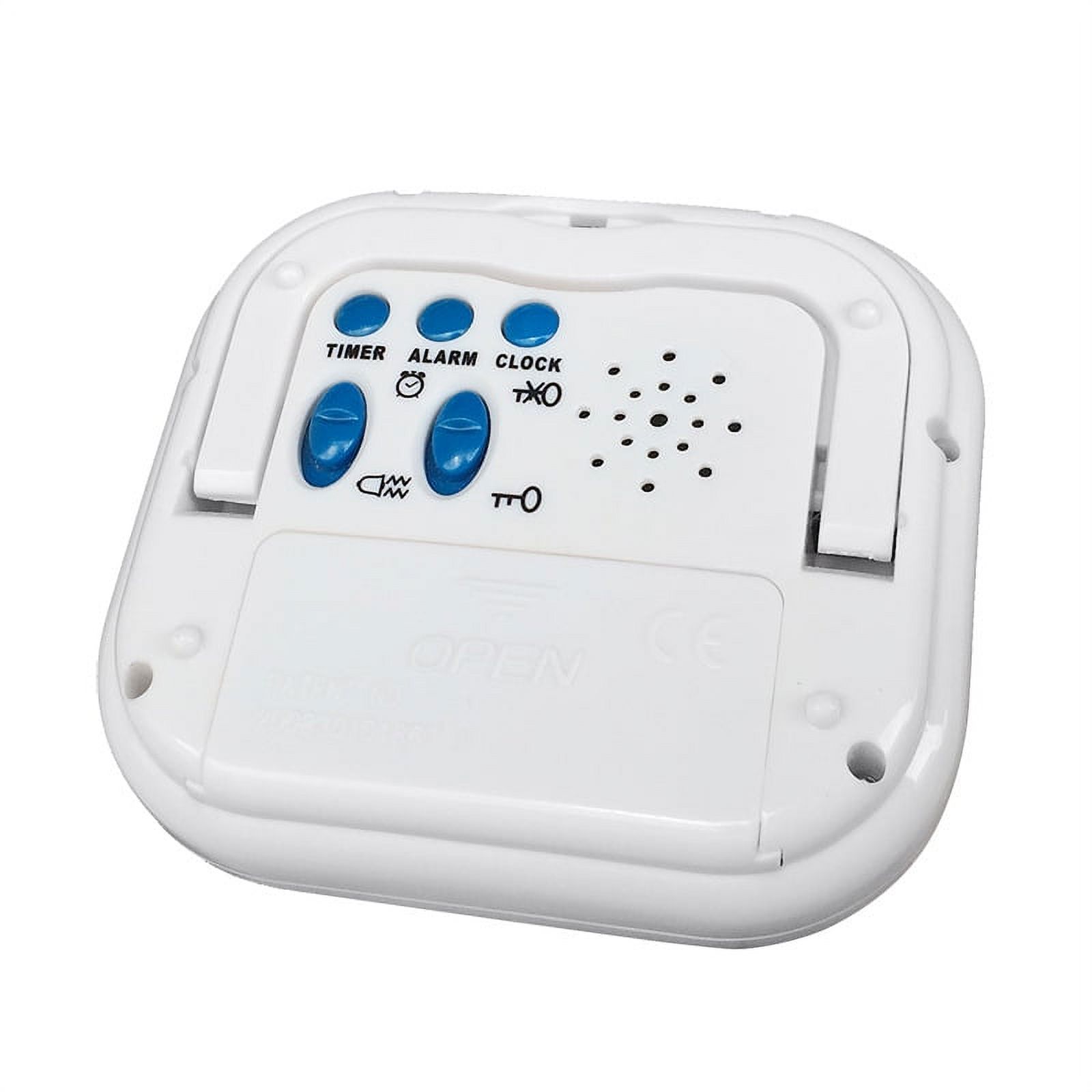 Alarm Clock Vibration Clock Battery Operated Digital LED Alarm Modern Portable Timer Clock with Backlight Suitable for Travel, Bedroom, Office