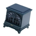 thumbnail image 2 of guohui 1/12 Dollhouse Miniature Fireplace with LED Light Mini Fireplace for Diorama Dark Blue, 2 of 9
