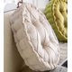 thumbnail image 2 of Nvzi Diamond Pattern Chair Pads with Handle Soft Comfy Velvet Seat Chair Cushion for Dining Chairs, Office Chairs, Hardwood Floors (Cream,Diameter 16), 2 of 5