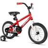 JOYSTAR Pluto Kids Bike with Training Wheels for 12 14 16 18 inch Bike, Kickstand for 18 inch Bike (Blue Red Orange)