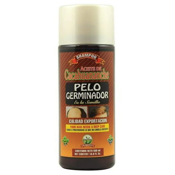Plantimex Shampoo Cacahuanche (16oz)/Shampoo Germinador Pelo Cacahuananche
