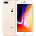 thumbnail image 1 of Refurbished Apple iPhone 8 Plus 4G - 64GB – Gold – 12MP Dual Rear & 7MP Front Camera - Fully Unlocked Smartphone - Fair Condition, 1 of 8