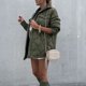 thumbnail image 3 of Chaquetas para mujer, ropa de invierno, abrigo de algodón de cuero con solapa cálida de talla grande, chaqueta con botones de manga larga Odeerbi  ODB-3, 3 of 7