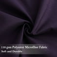 thumbnail image 4 of Unique Bargains 3 Pieces Pompoms Duvet Cover Bedding Set King Dark Purple, 4 of 8