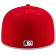 thumbnail image 4 of Men's New Era Red St. Louis Cardinals National Baseball Hall of Fame 59FIFTY Fitted Hat, 4 of 5