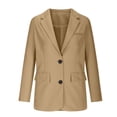 thumbnail image 4 of Women Long Sleeve Office Coat Polyester Open Front for Business and Work, 4 of 4